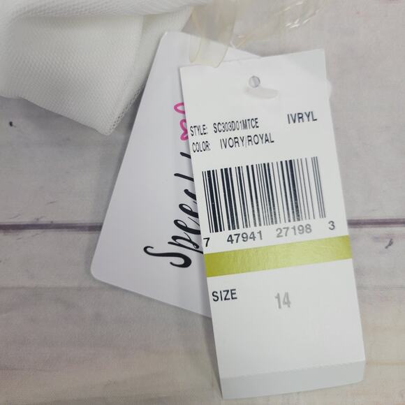 Speechless Kids Size 14 Sleeveless White Long Dress/Gown - Picture 11 of 11